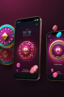 Smartphone con app casinò Pistolo