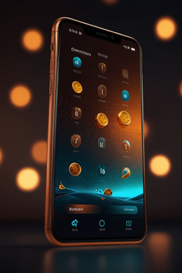 Smartphone con app casino Pistolo